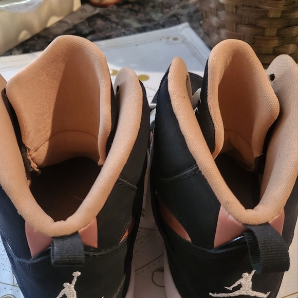 Jordan Flight 45 High IP GS 'Black and Rose Gold' Size 3Y - Picture 3 of 10